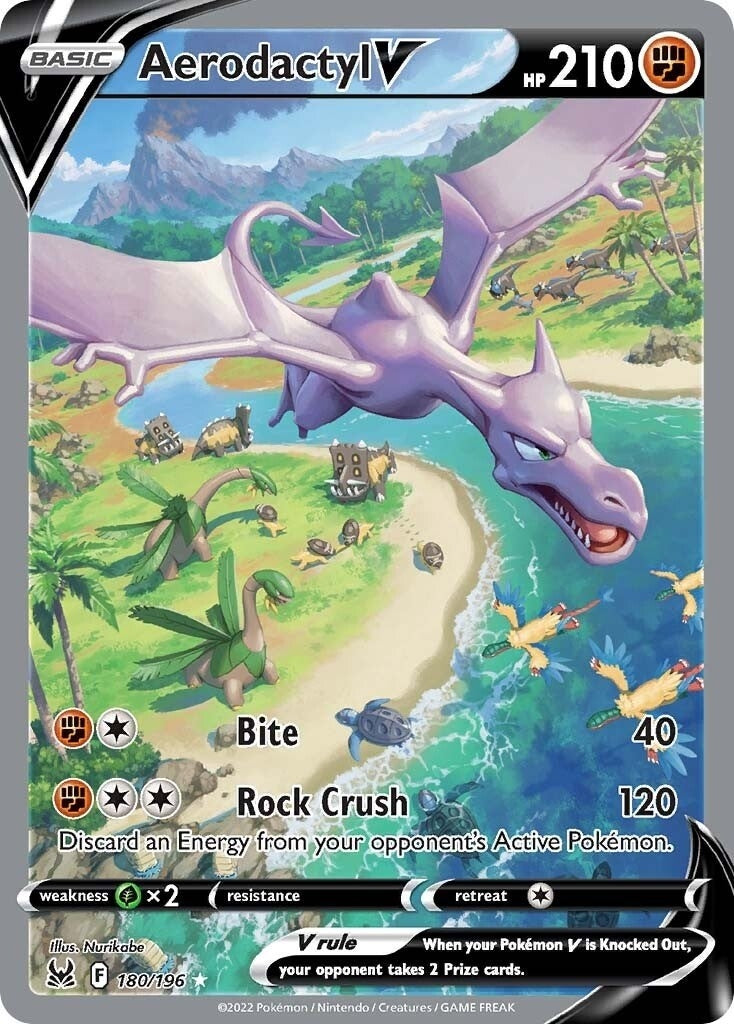 Aerodactyl V (Alternate Full Art) (180/196)