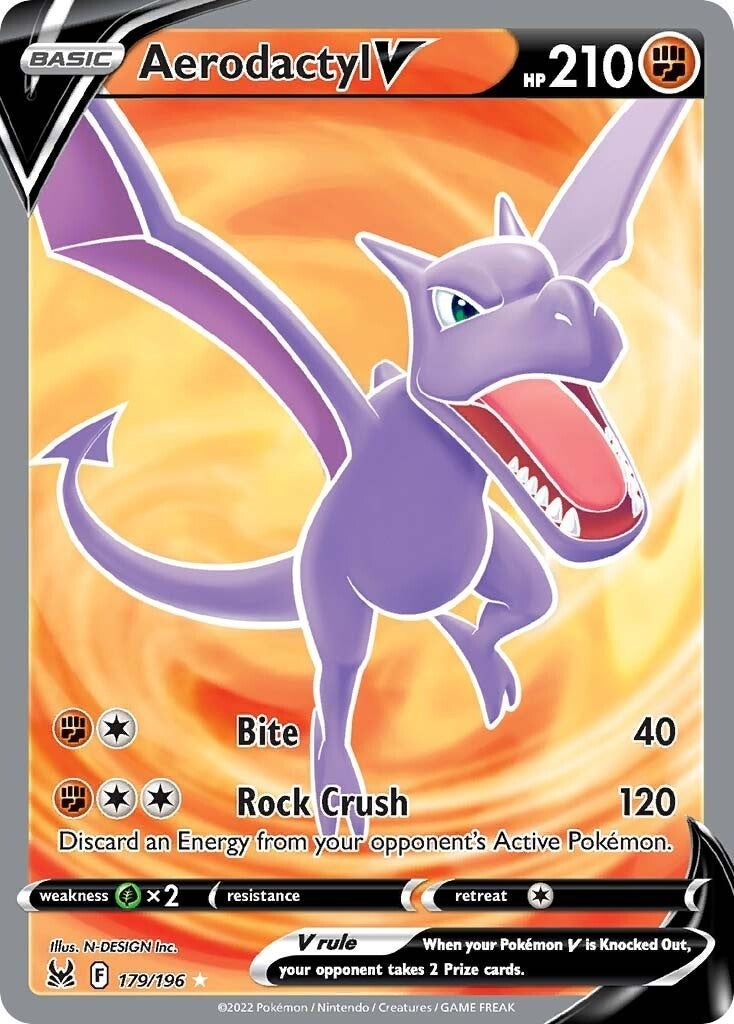 Aerodactyl V (Full Art) (179/196)