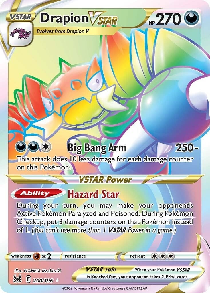 Image for Drapion VSTAR (Secret) (200/196) - Pokemon