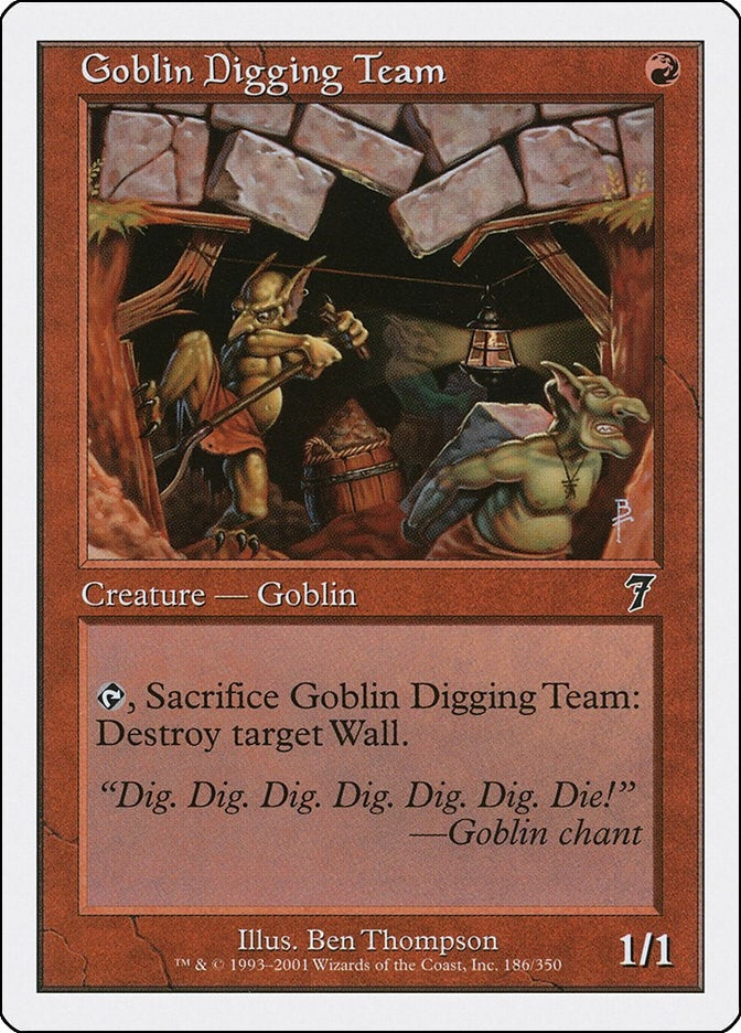 Image for Goblin Digging Team (186) - Magic: The Gathering
