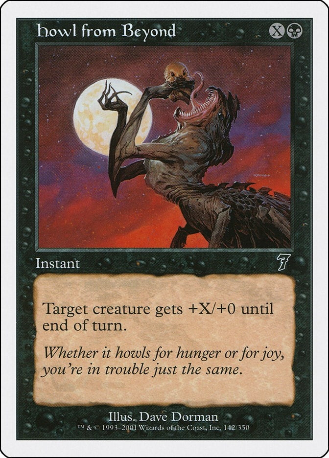 Image for Howl from Beyond (142) - Magic: The Gathering