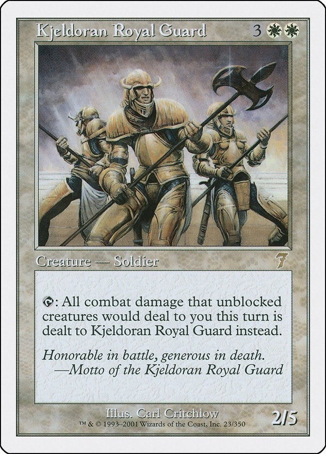 Image for Kjeldoran Royal Guard (23) - Magic: The Gathering