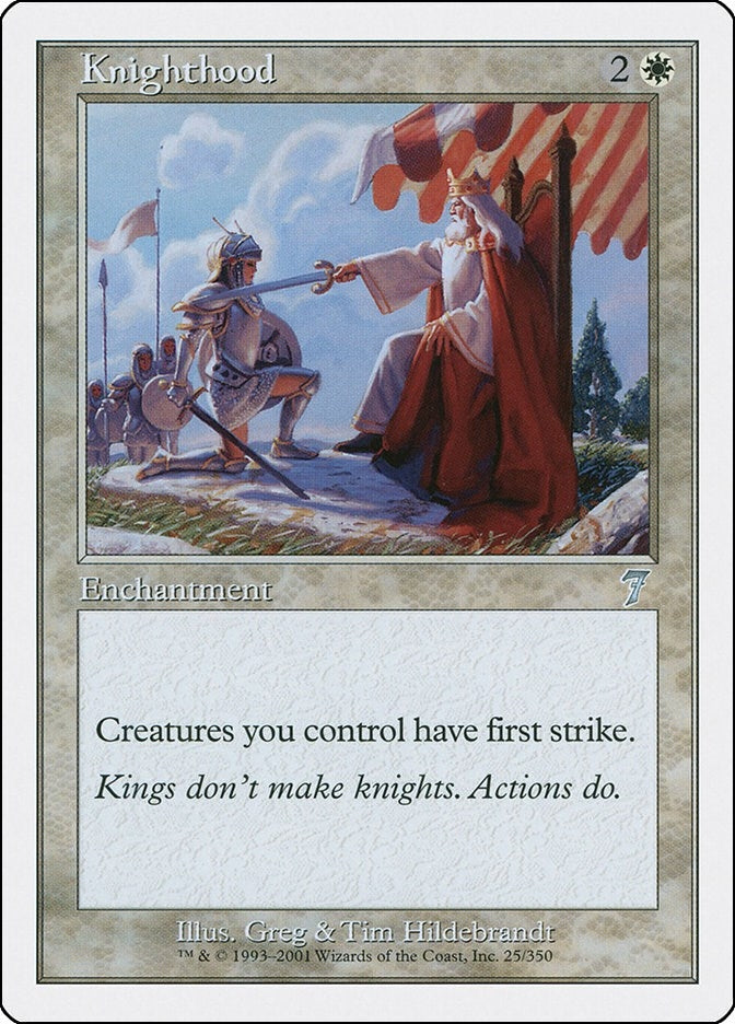 Image for Knighthood (25) - Magic: The Gathering