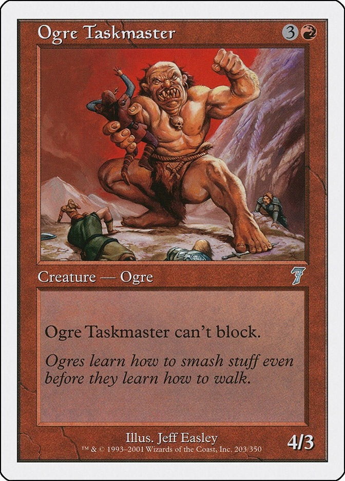 Image for Ogre Taskmaster (203) - Magic: The Gathering
