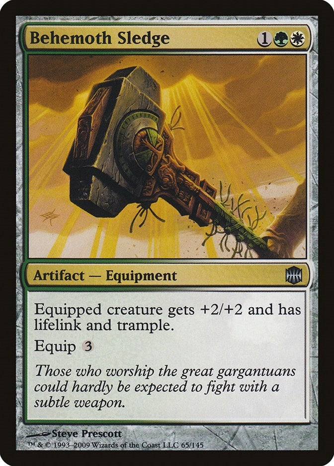 Image for Behemoth Sledge (65) - Magic: The Gathering