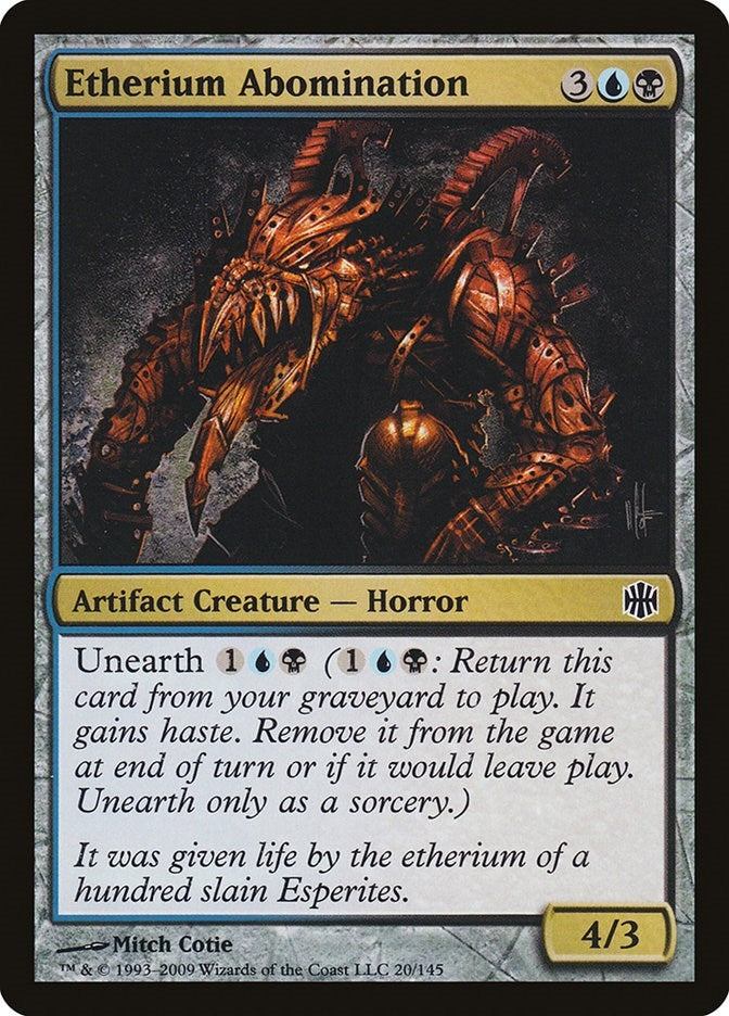 Image for Etherium Abomination (20) - Magic: The Gathering