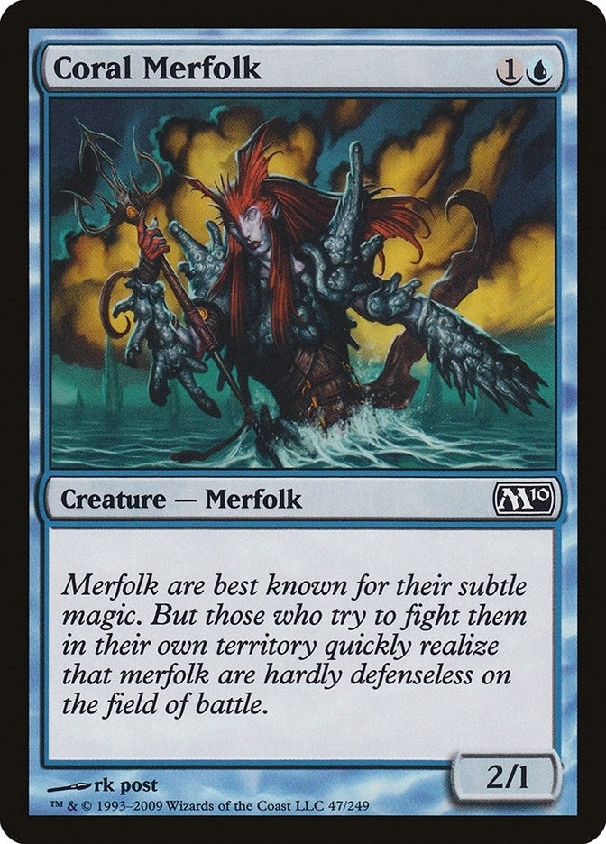 Image for Coral Merfolk (47) - Magic: The Gathering