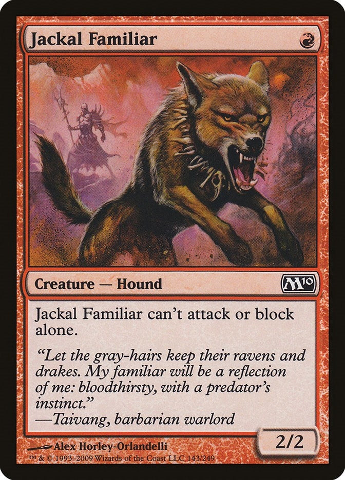 Image for Jackal Familiar (143) - Magic: The Gathering