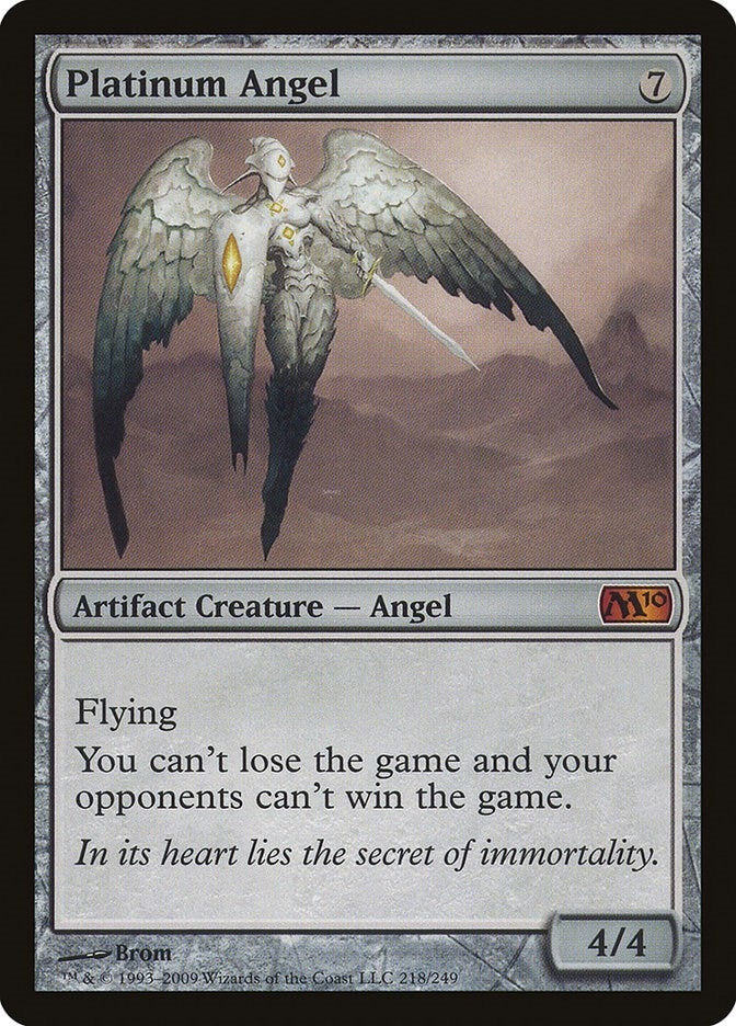 Image for Platinum Angel (218) - Magic: The Gathering