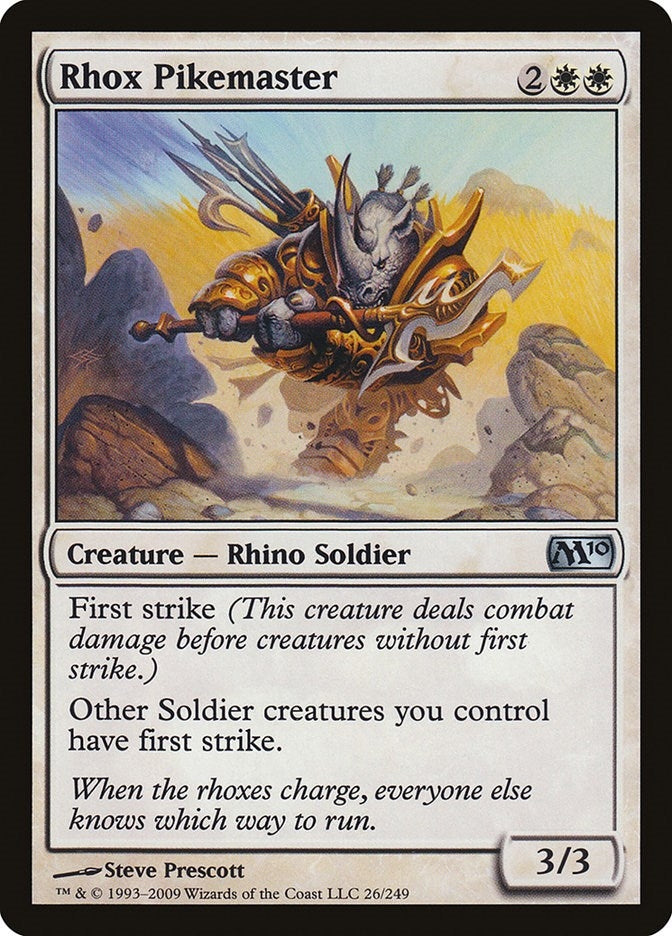 Image for Rhox Pikemaster (26) - Magic: The Gathering