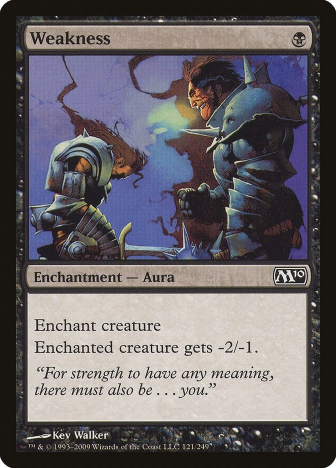 Image for Weakness (121) - Magic: The Gathering