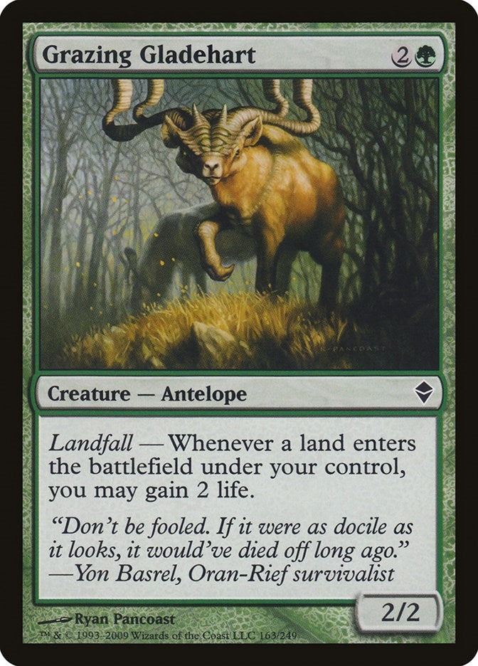 Image for Grazing Gladehart (163) - Magic: The Gathering