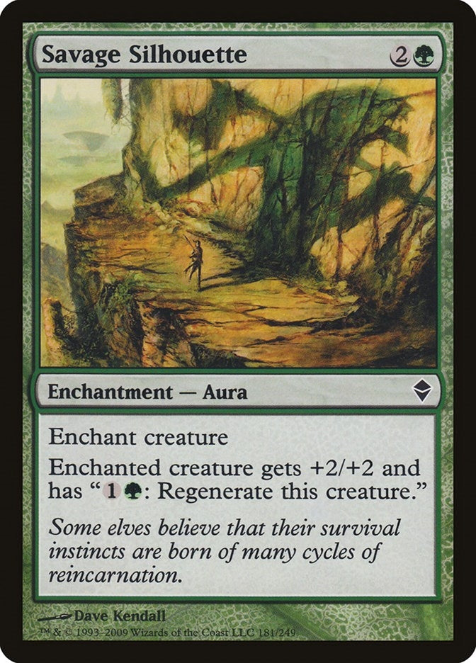 Image for Savage Silhouette (181) - Magic: The Gathering