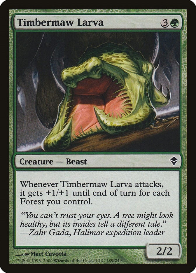 Image for Timbermaw Larva (189) - Magic: The Gathering