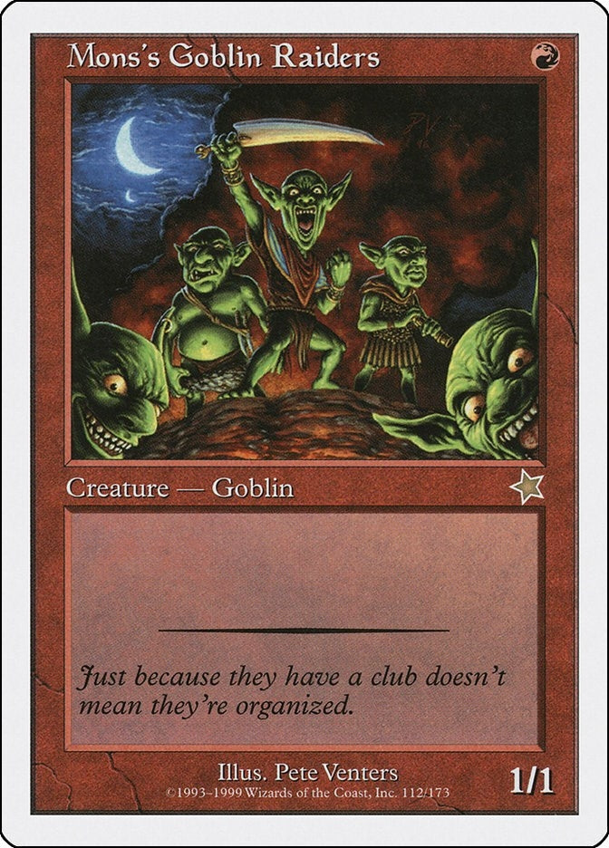 Image for Mons's Goblin Raiders (112) - Magic: The Gathering