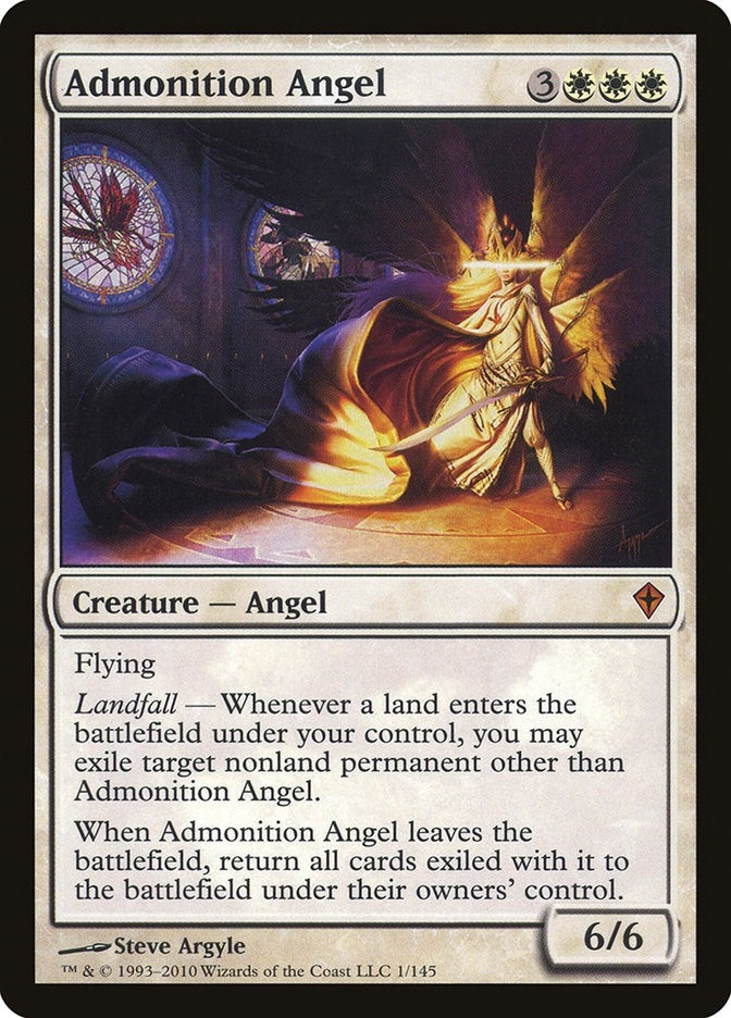 Image for Admonition Angel (1) - Magic: The Gathering
