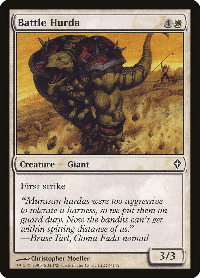 Image for Battle Hurda (4) - Magic: The Gathering