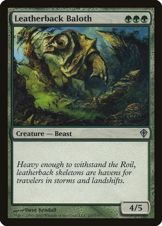 Image for Leatherback Baloth (107) - Magic: The Gathering