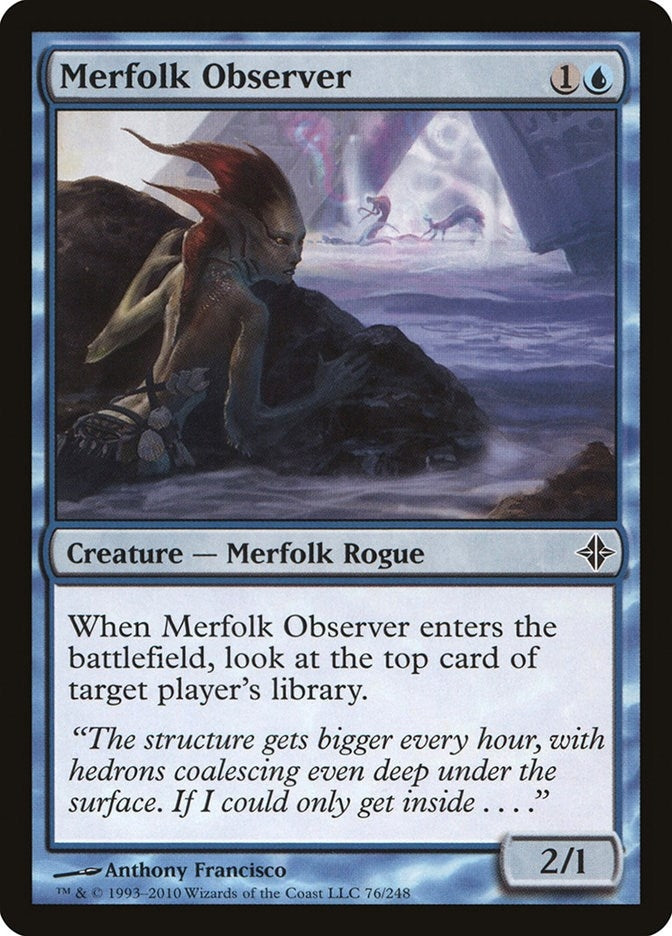 Image for Merfolk Observer (76) - Magic: The Gathering
