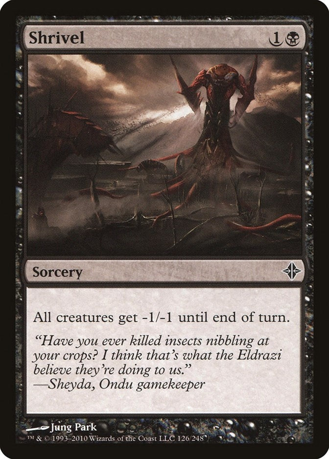 Image for Shrivel (126) - Magic: The Gathering