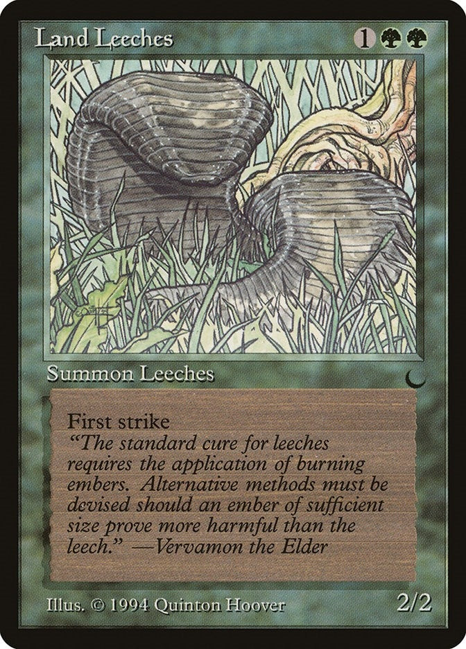 Image for Land Leeches - Magic: The Gathering