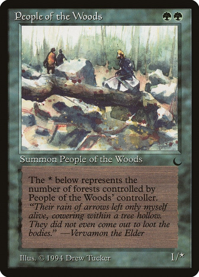 Image for People of the Woods - Magic: The Gathering