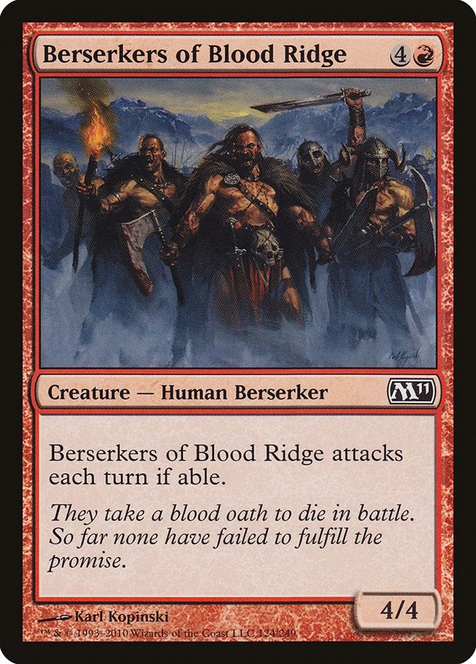 Image for Berserkers of Blood Ridge (124) - Magic: The Gathering