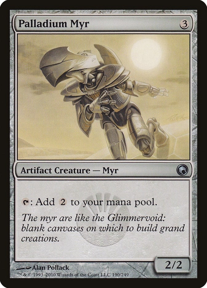 Image for Palladium Myr (190) - Magic: The Gathering