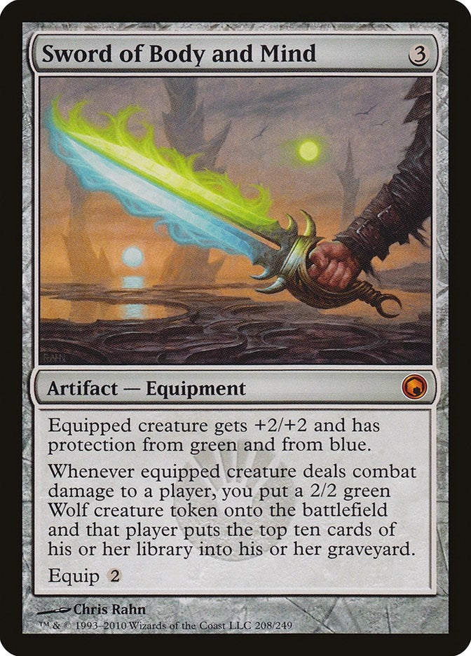 Image for Sword of Body and Mind (208) - Magic: The Gathering