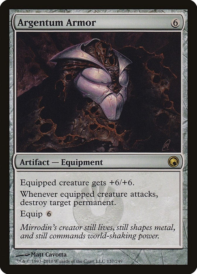 Image for Argentum Armor (137) - Magic: The Gathering