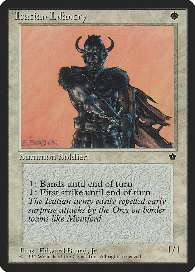 Image for Icatian Infantry (Beard, Jr.) - Magic: The Gathering