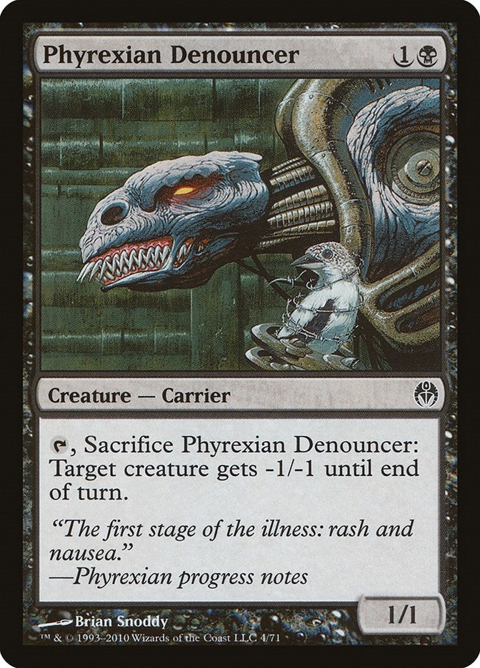 Image for Phyrexian Denouncer (4) - Magic: The Gathering
