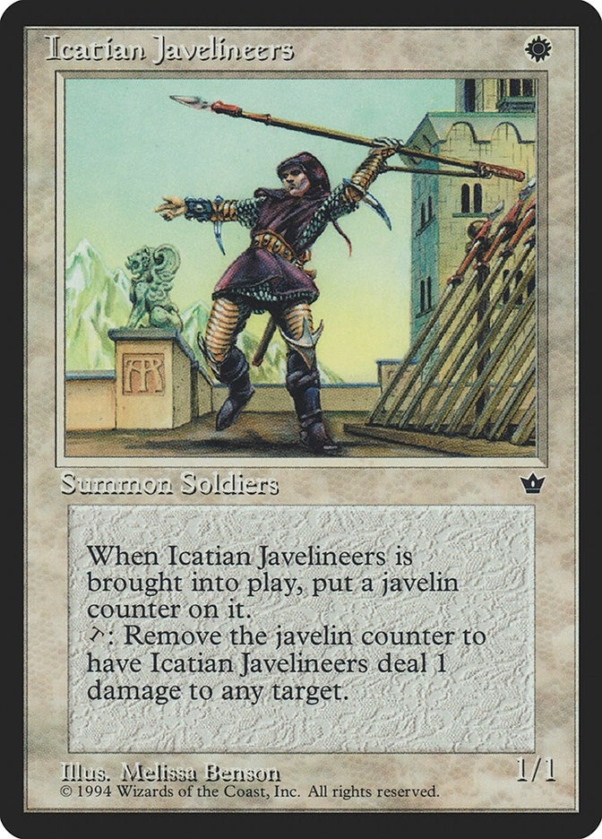 Image for Icatian Javelineers (Benson) - Magic: The Gathering