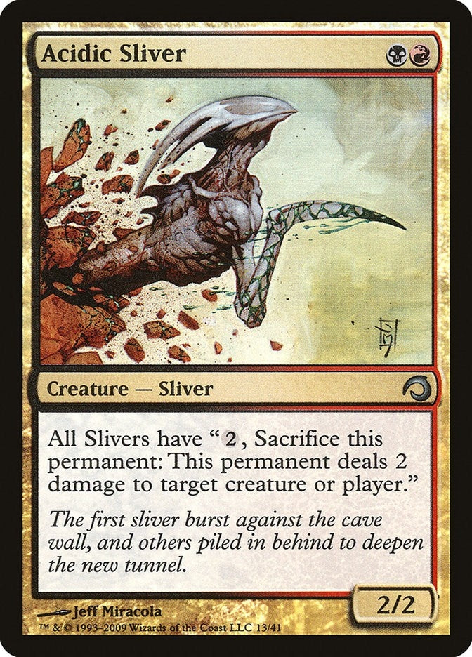Image for Acidic Sliver (13) - Magic: The Gathering