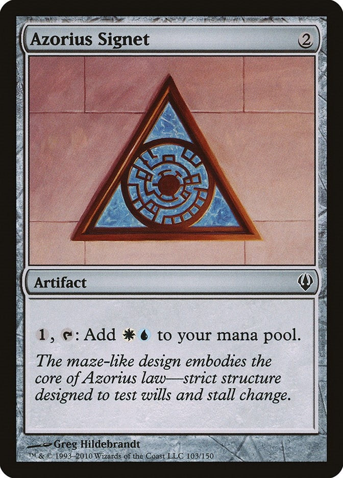 Image for Azorius Signet (103) - Magic: The Gathering