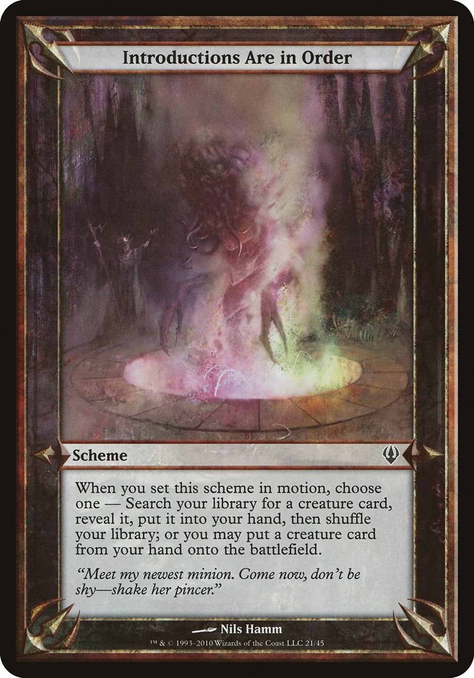 Image for Introductions Are in Order (Archenemy) - Magic: The Gathering
