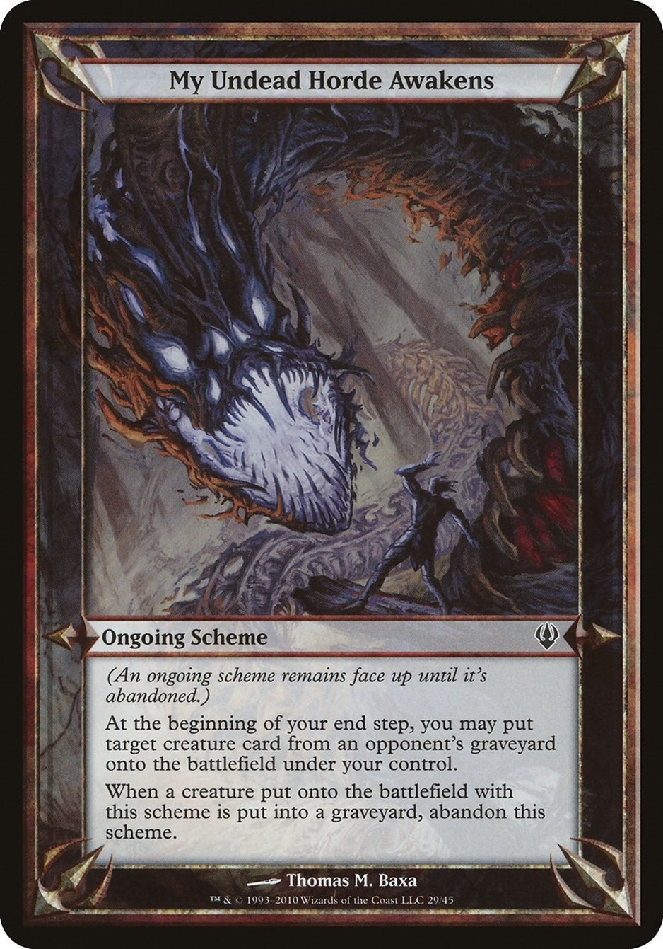Image for My Undead Horde Awakens (Archenemy) - Magic: The Gathering
