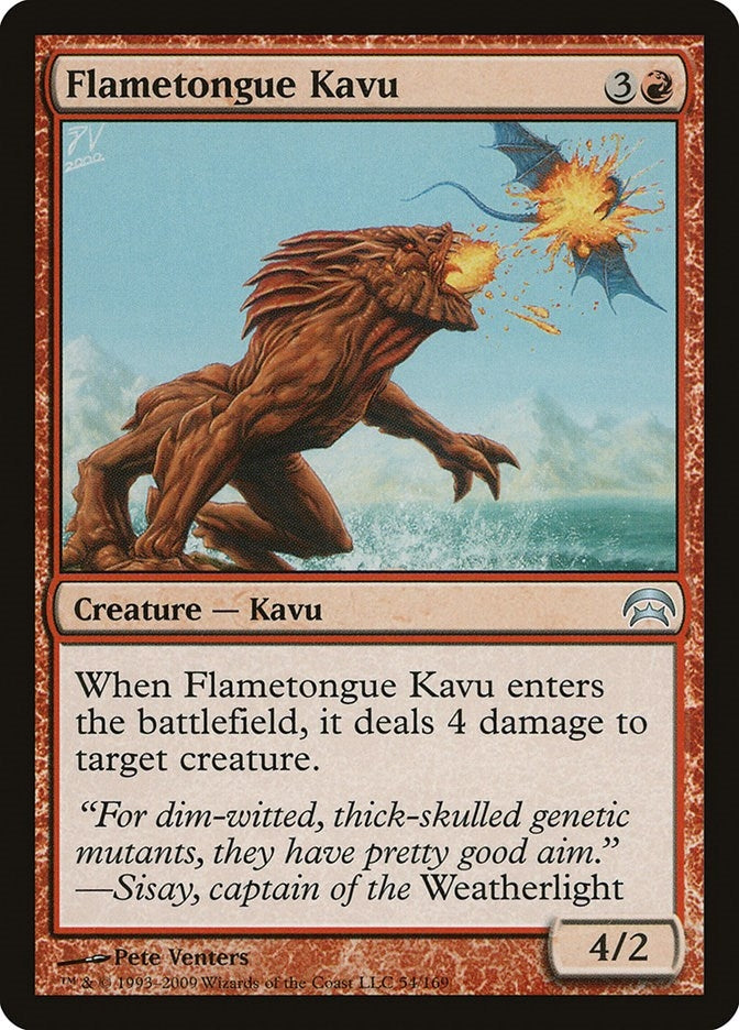 Image for Flametongue Kavu (54) - Magic: The Gathering