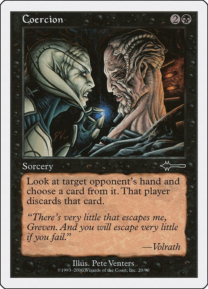 Image for Coercion (20) - Magic: The Gathering