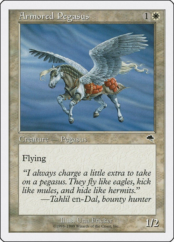 Image for Armored Pegasus - Magic: The Gathering