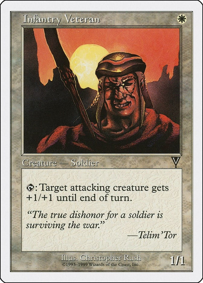 Image for Infantry Veteran - Magic: The Gathering