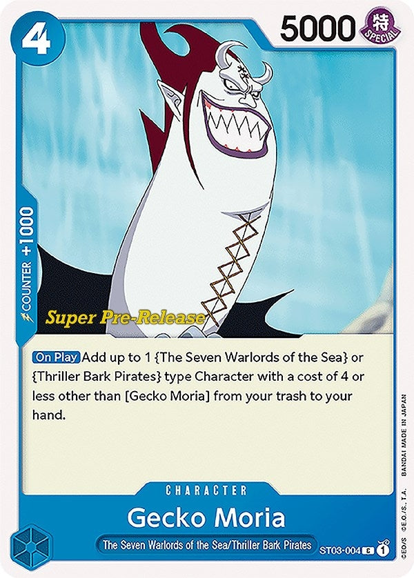 Image for Gecko Moria (ST03-004) - One Piece Card Game