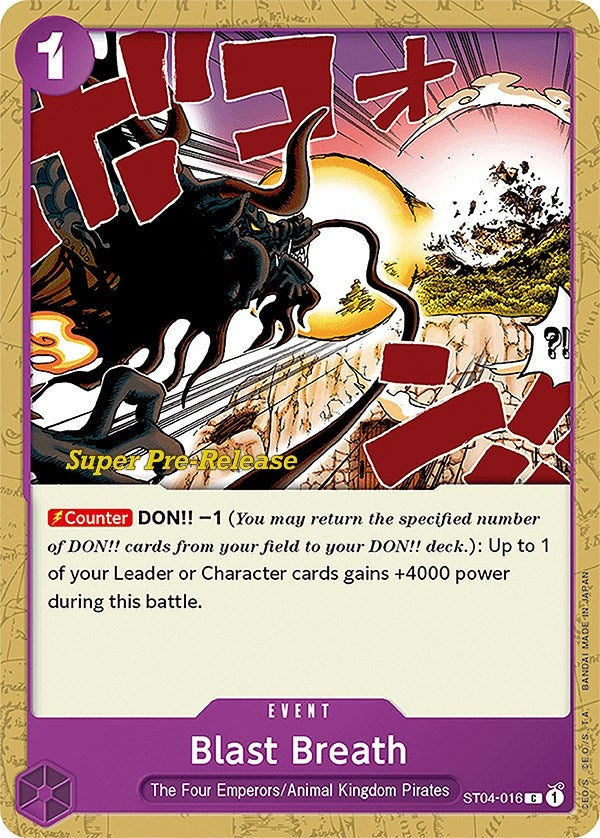 Image for Blast Breath (ST04-016) - One Piece Card Game