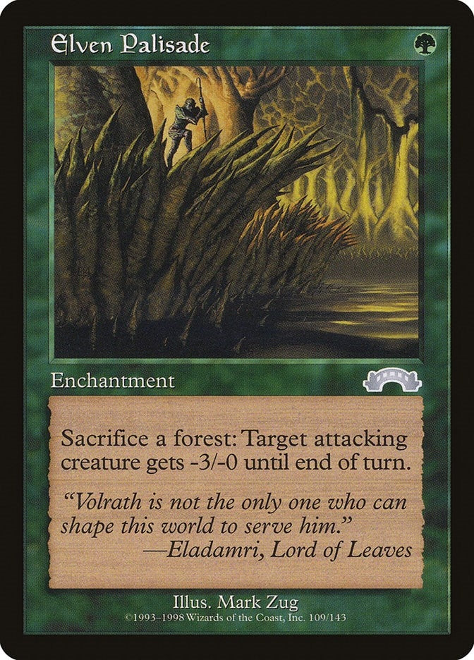 Image for Elven Palisade (109) - Magic: The Gathering