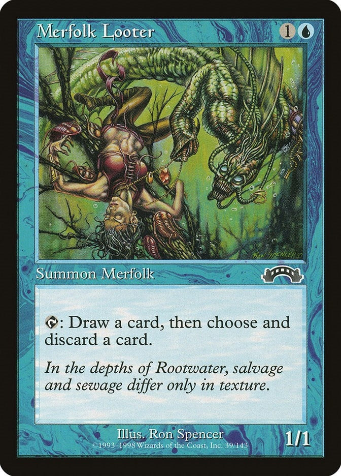 Image for Merfolk Looter (39) - Magic: The Gathering