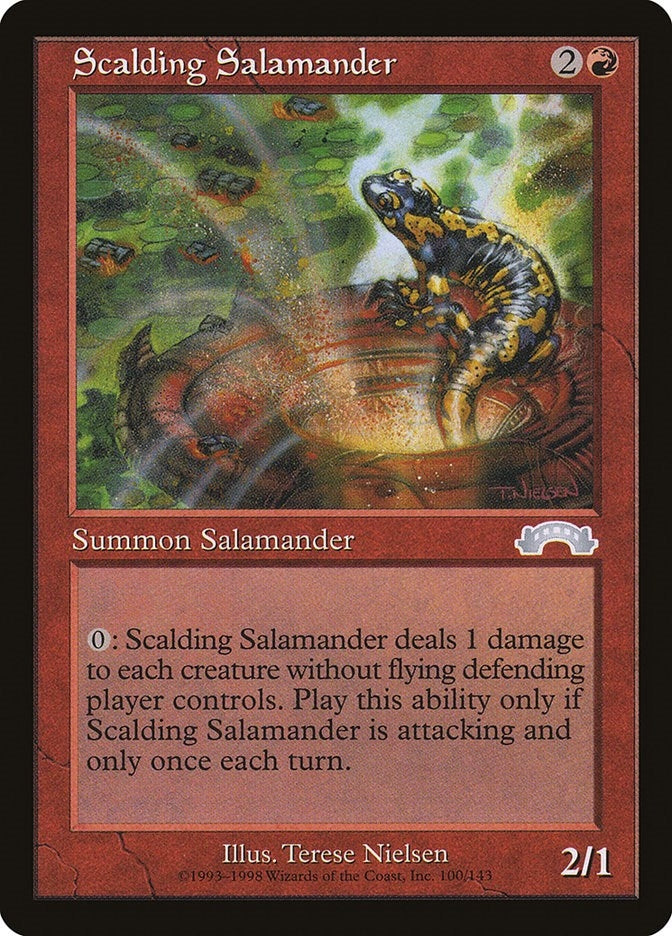 Image for Scalding Salamander (100) - Magic: The Gathering