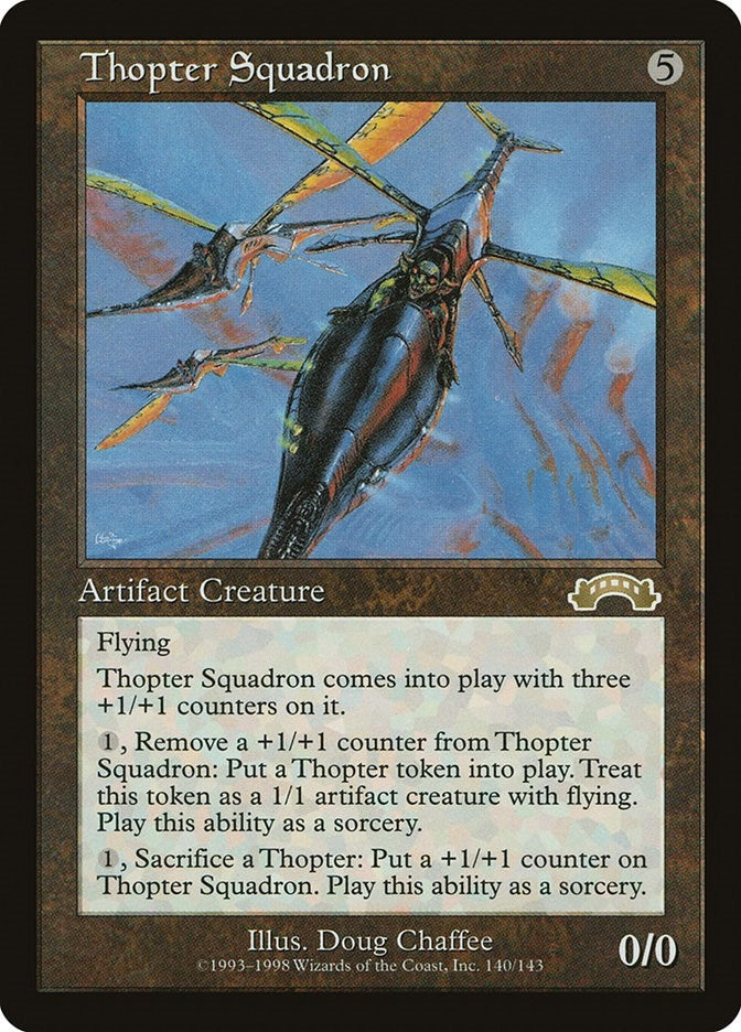 Image for Thopter Squadron (140) - Magic: The Gathering