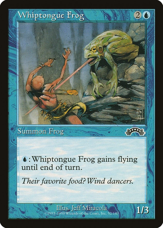 Image for Whiptongue Frog (52) - Magic: The Gathering