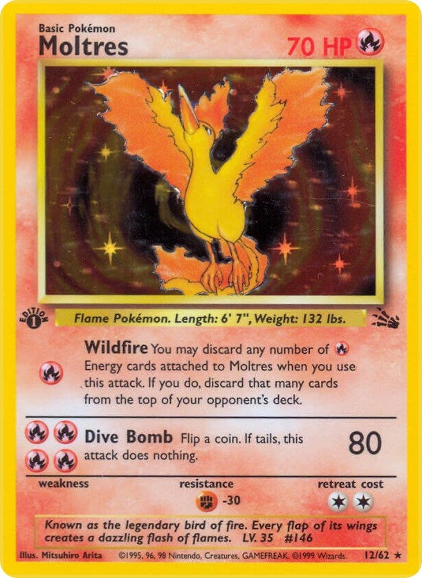 Image for Moltres (12) (12/62) - Pokemon