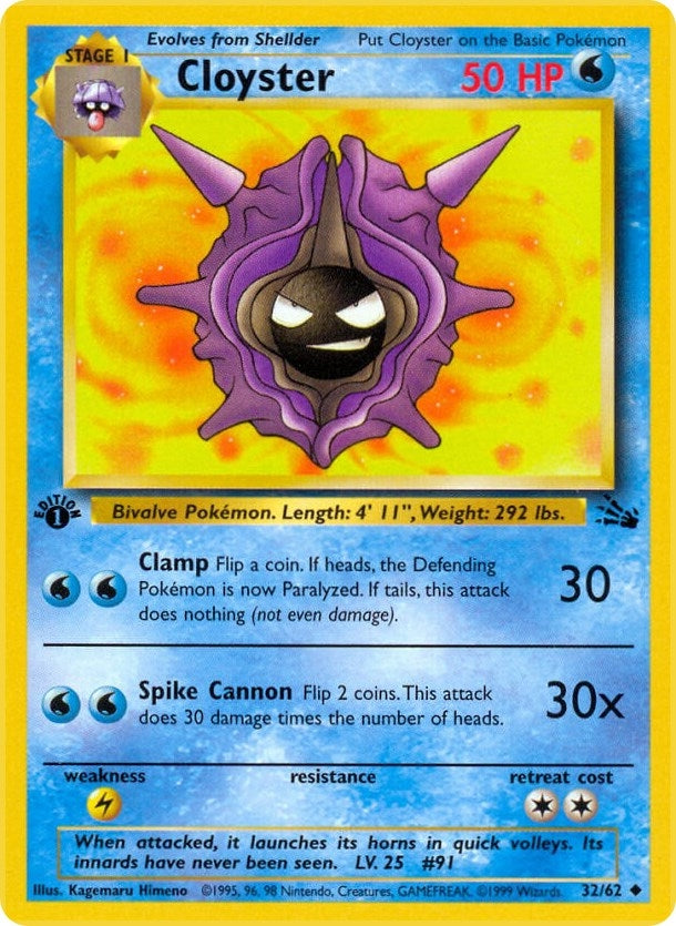 Image for Cloyster (32/62) - Pokemon
